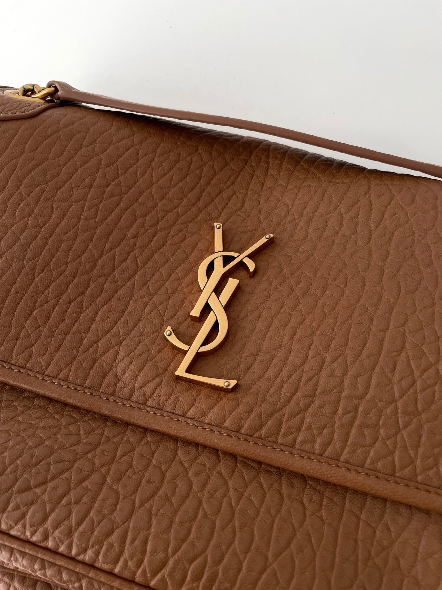 Brown Leather Niki Shoulder Bag - Level 5