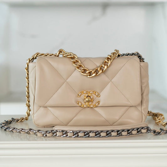 19 Bag Small Beige - Level 5