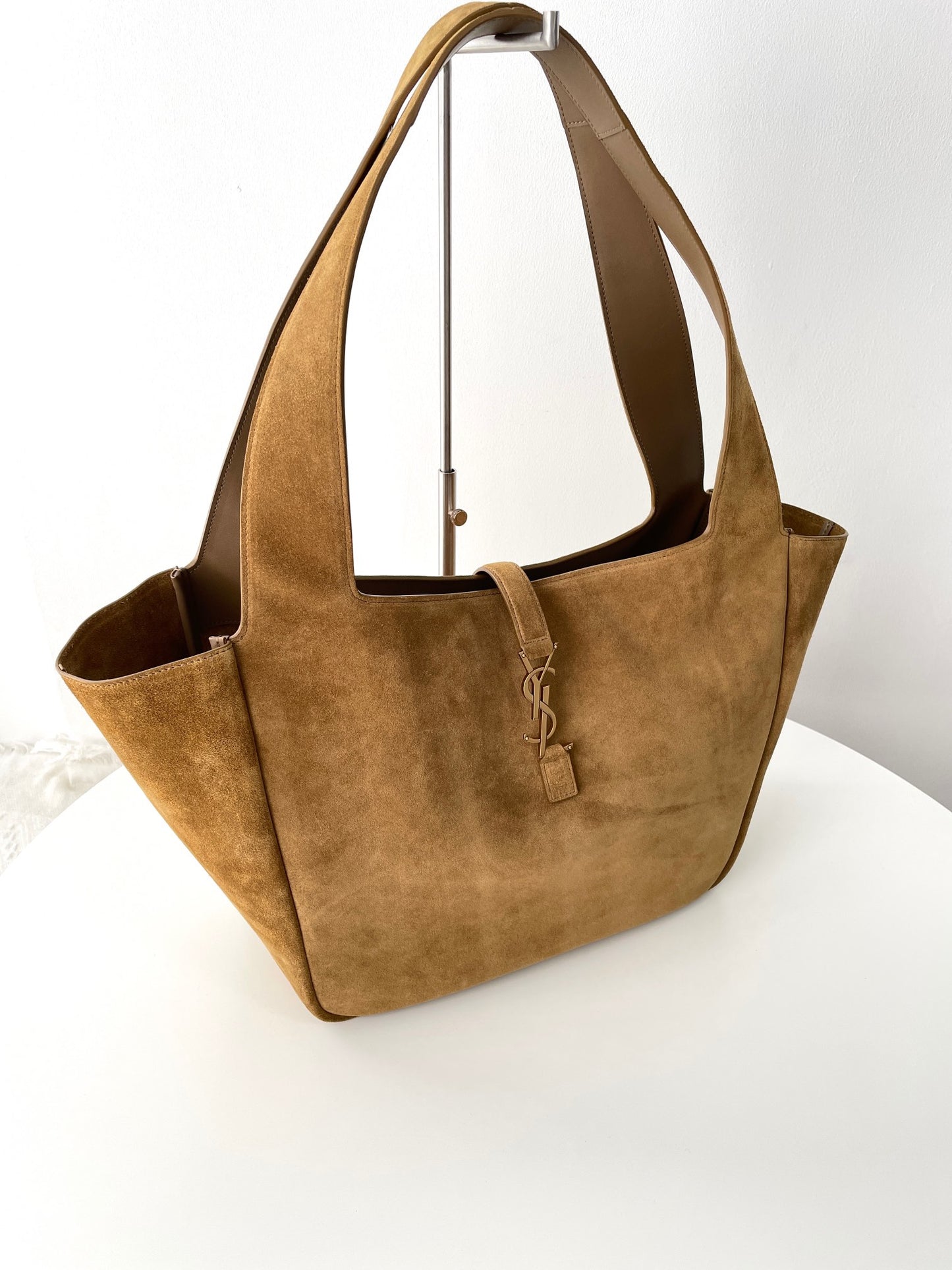 Brown Suede Bea Tote Bag YLS - Level 5