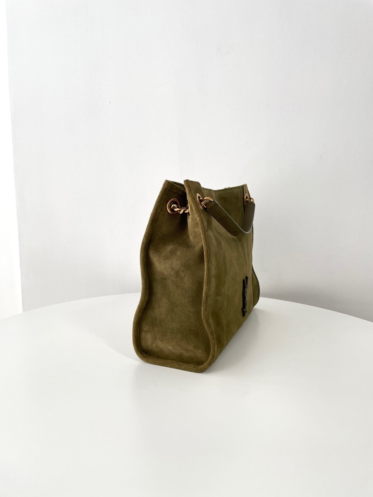 Green Suede Niki Tote Bag - Level 5