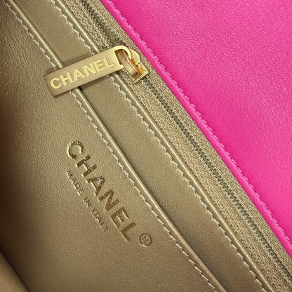 Bright Pink Pearl Crush Mini Flap - Level X