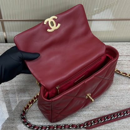 19 Bag Small Maroon Red CNL - Level X
