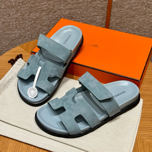 Blue Suede Chypre Sandals - Level X