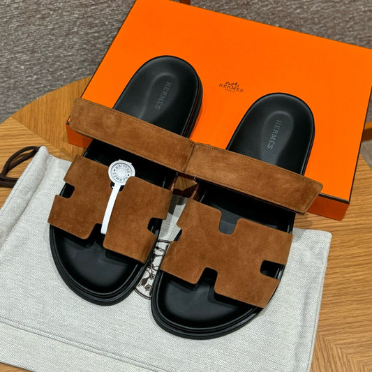 Brown Suede Chypre Sandals - Level X