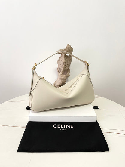 Cream White Leather Romy Bag - Level 5