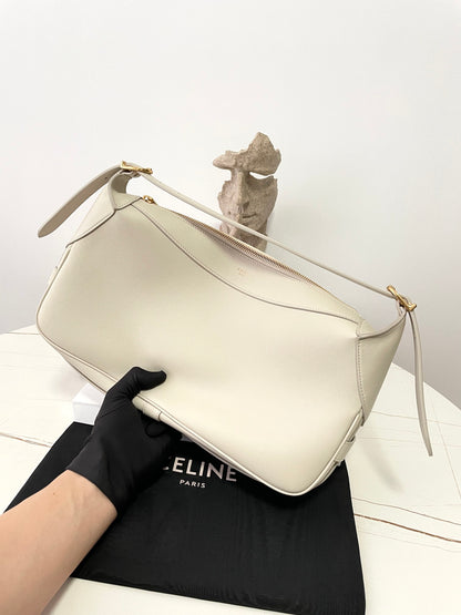 Cream White Leather Romy Bag - Level 5