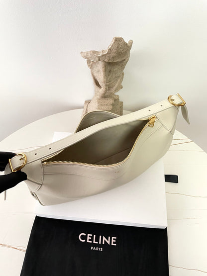 Cream White Leather Romy Bag - Level 5