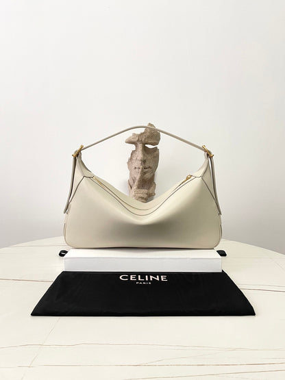 Cream White Leather Romy Bag - Level 5