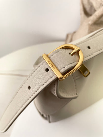 Cream White Leather Romy Bag - Level 5