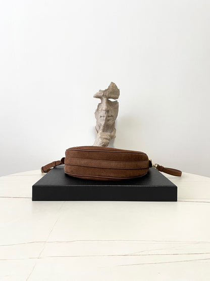 Brown Suede Arque Bag - Level 5