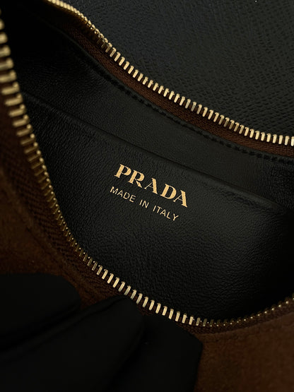 Brown Suede Arque Bag - Level 5