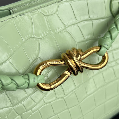 Mini Andiamo Tote Light Green Crocodile - Level 5