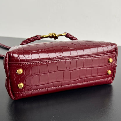 Mini Andiamo Tote Red Crocodile - Level 5