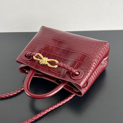 Mini Andiamo Tote Red Crocodile - Level 5