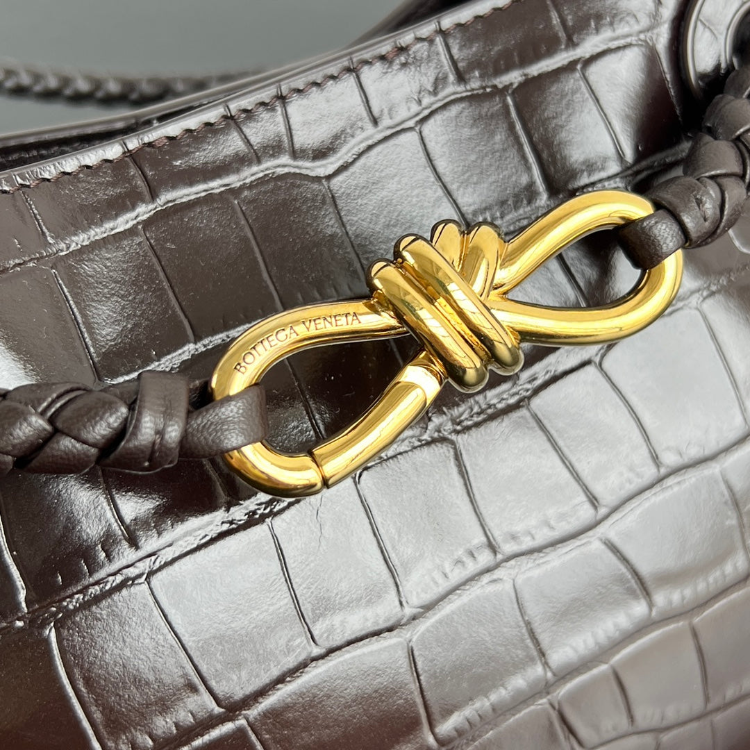 Mini Andiamo Tote Brown Crocodile - Level 5