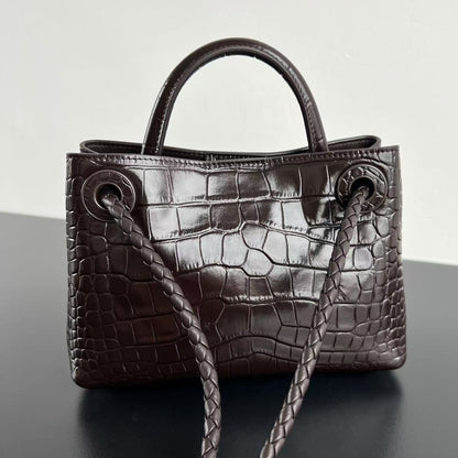 Mini Andiamo Tote Brown Crocodile - Level 5