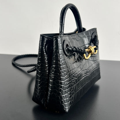 Mini Andiamo Tote Black Crocodile - Level 5