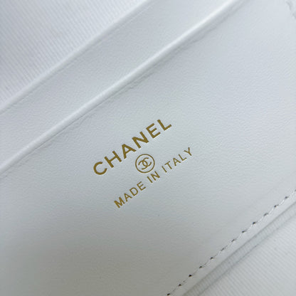 White Tweed Vanity Bag - Level X