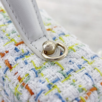 White Tweed Vanity Bag - Level X