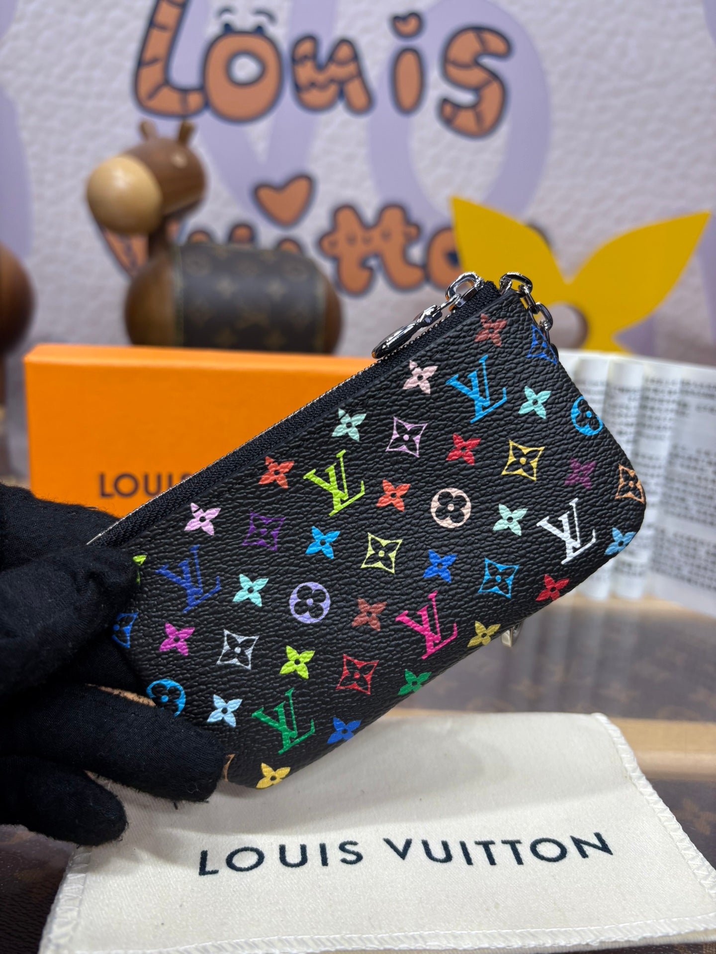 Black Murakami Multicolor Key Cles - Level 5
