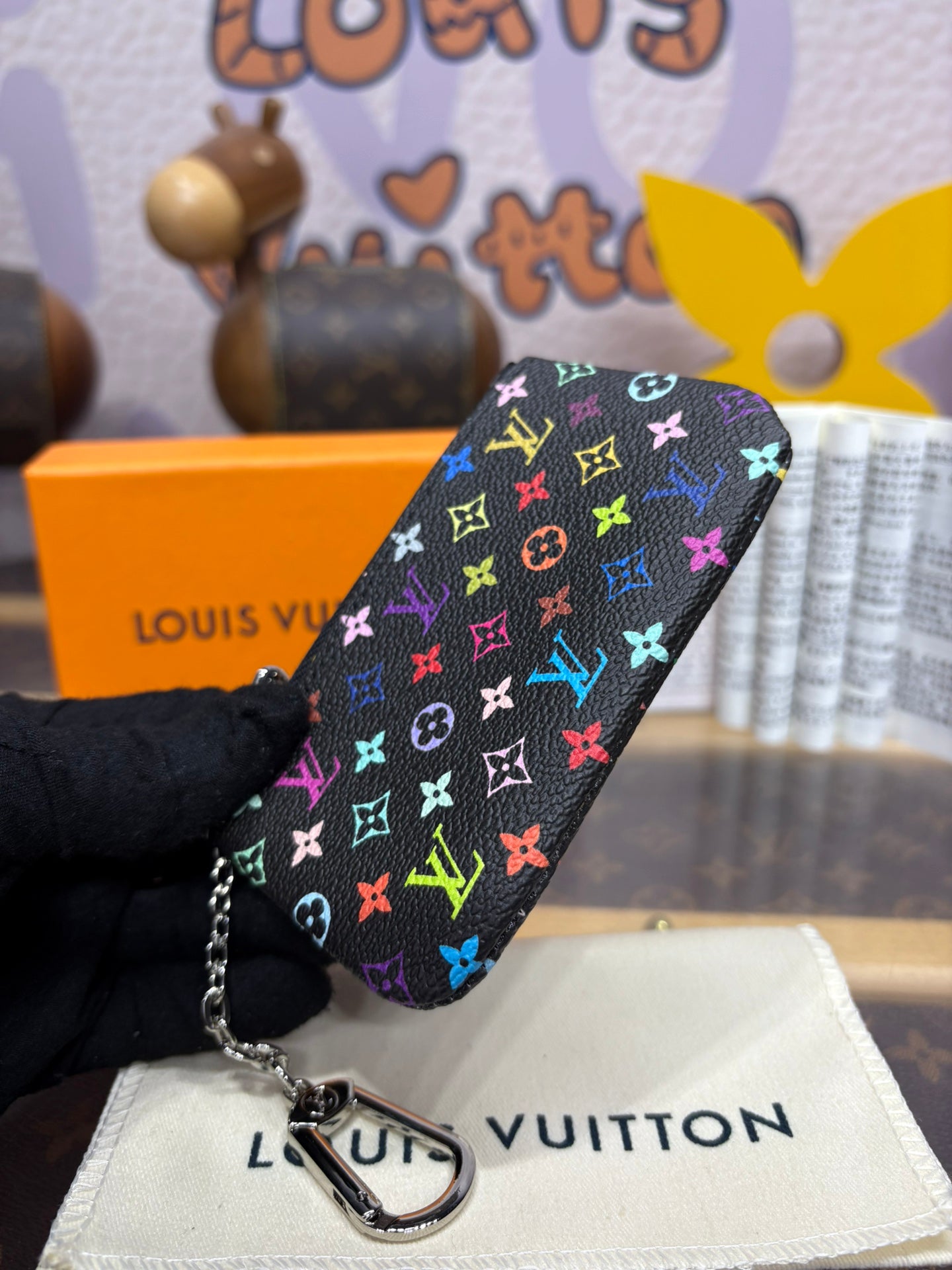 Black Murakami Multicolor Key Cles - Level 5