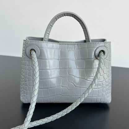 Mini Andiamo Tote Grey Crocodile - Level 5
