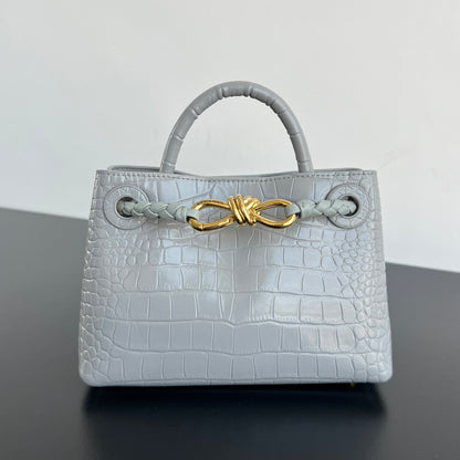 Mini Andiamo Tote Grey Crocodile - Level 5