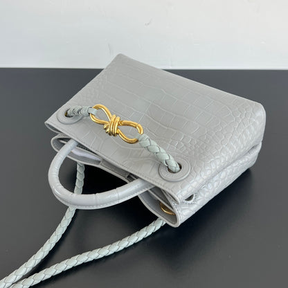 Mini Andiamo Tote Grey Crocodile - Level 5