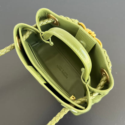 Mini Andiamo Tote Green Crocodile - Level 5