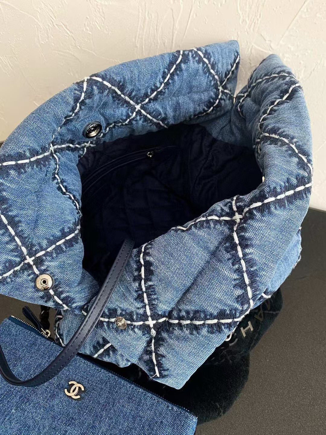 Quilted Denim Small 22 Tote Bag - Level 4