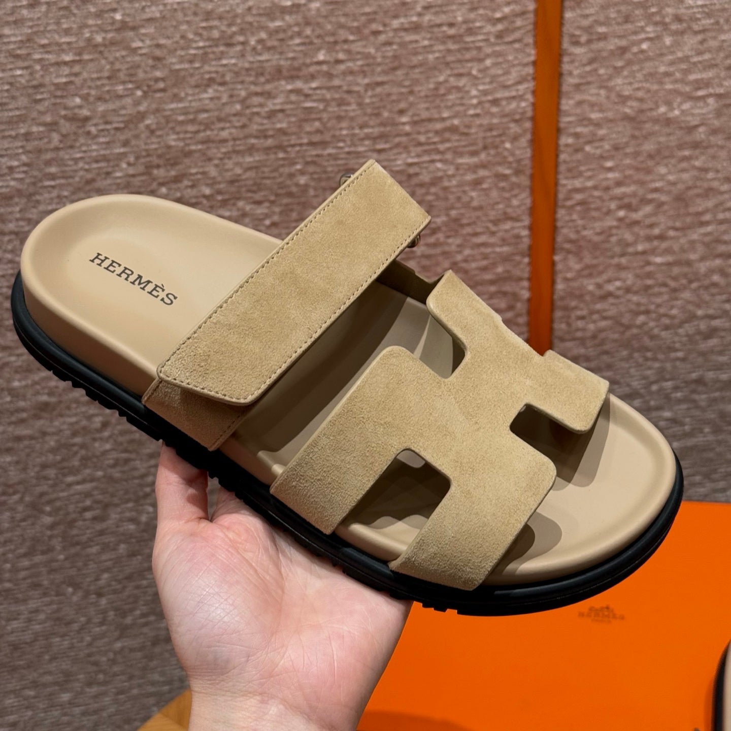 Tan Suede Chypre Sandals - Level X