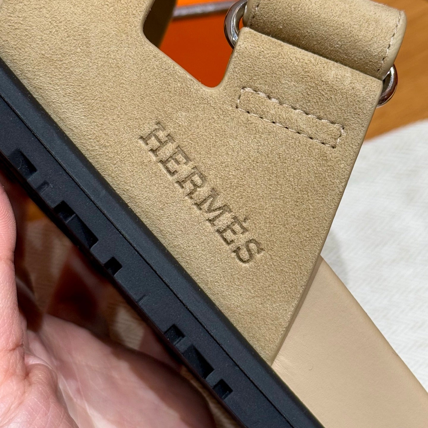 Tan Suede Chypre Sandals - Level X