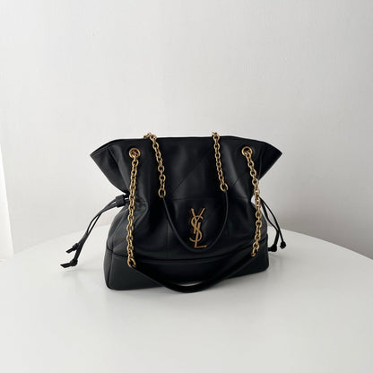 Black Small Jamie Shopping Tote Bag - Level 5