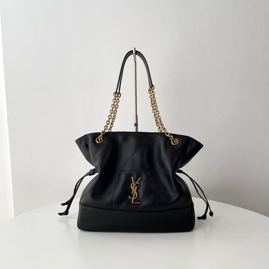 Black Small Jamie Shopping Tote Bag - Level 5