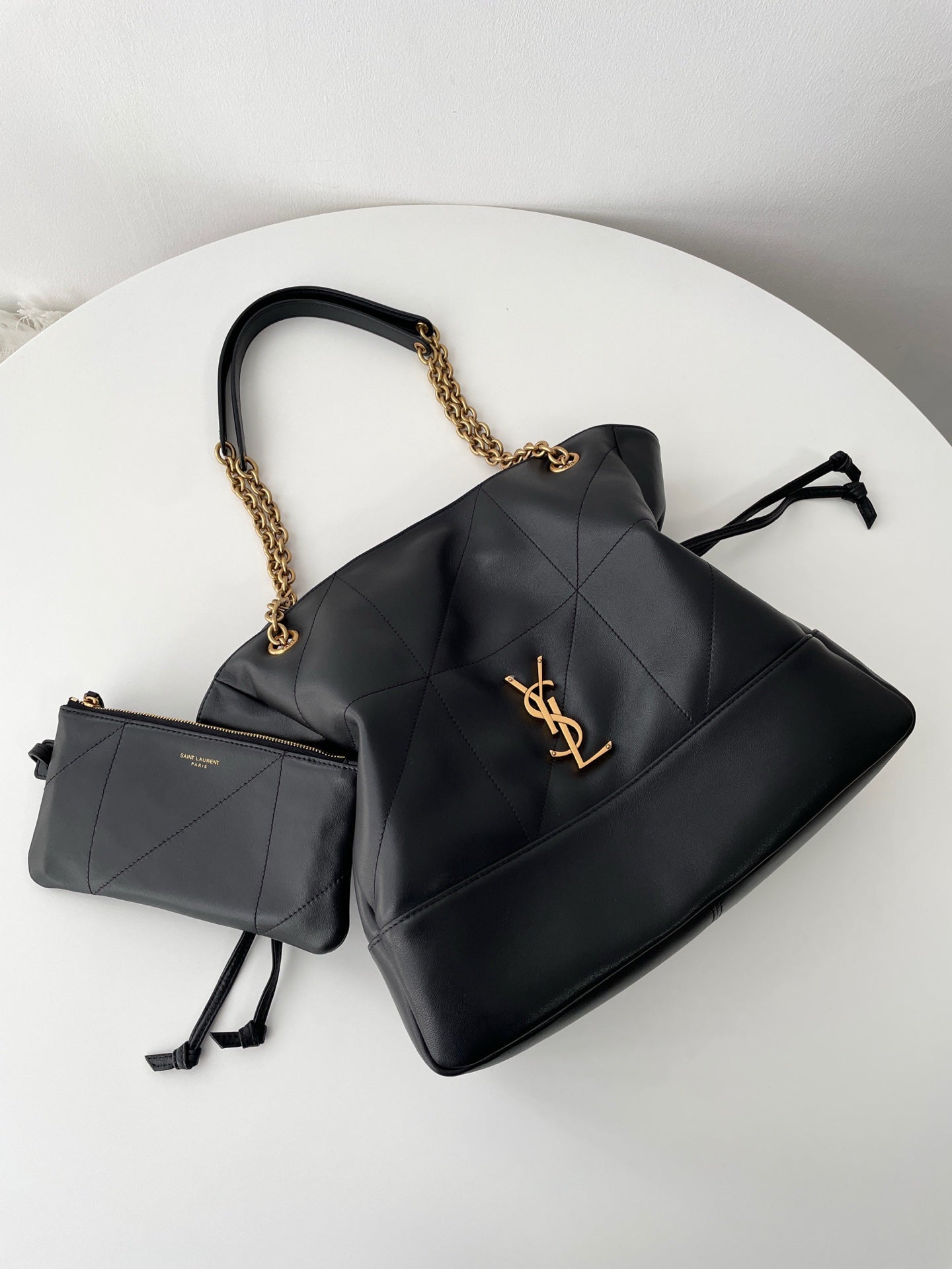 Black Small Jamie Shopping Tote Bag - Level 5