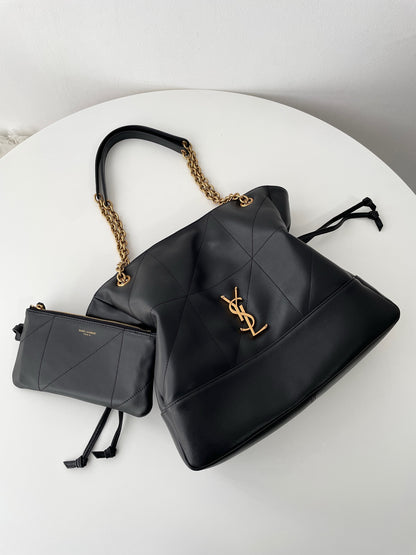 Black Small Jamie Shopping Tote Bag - Level 5