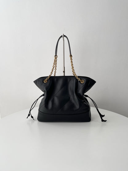 Black Small Jamie Shopping Tote Bag - Level 5