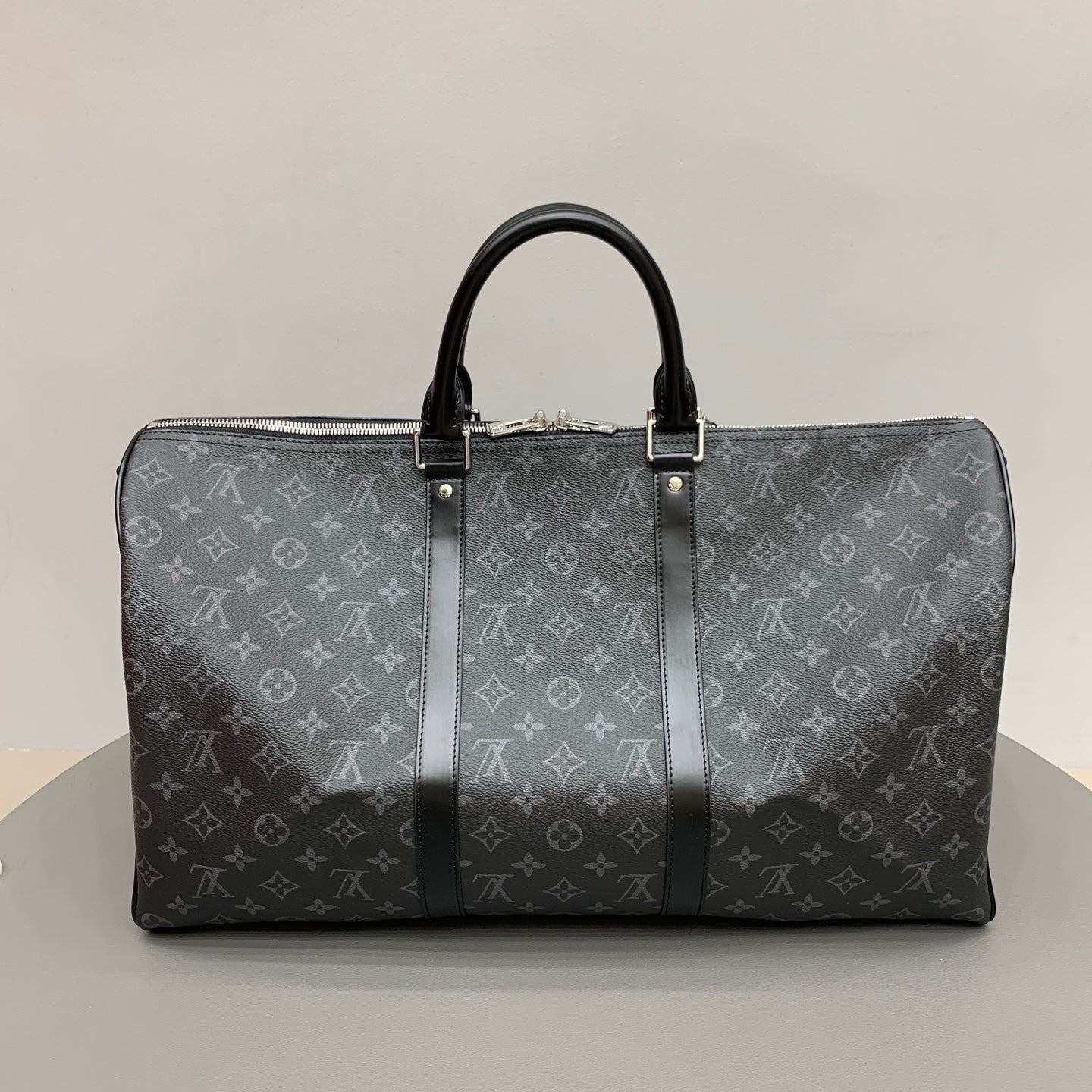 Black Monogram Keepall 50 Duffle Bag - Level 4