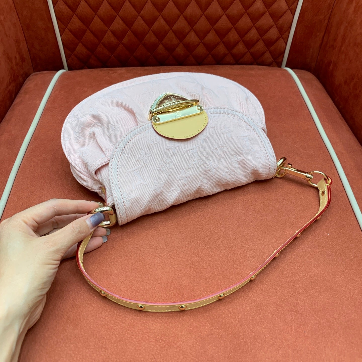 Sunset Pink Denim Bag - Level 4
