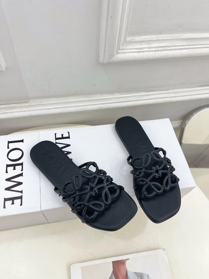 Black Petal Anagram Slides