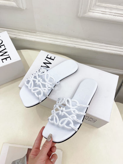 White Petal Anagram Slides
