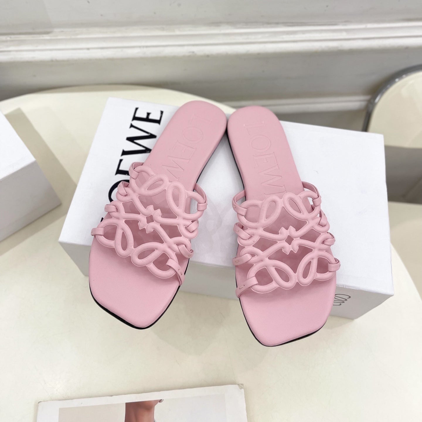 Pink Petal Anagram Slides