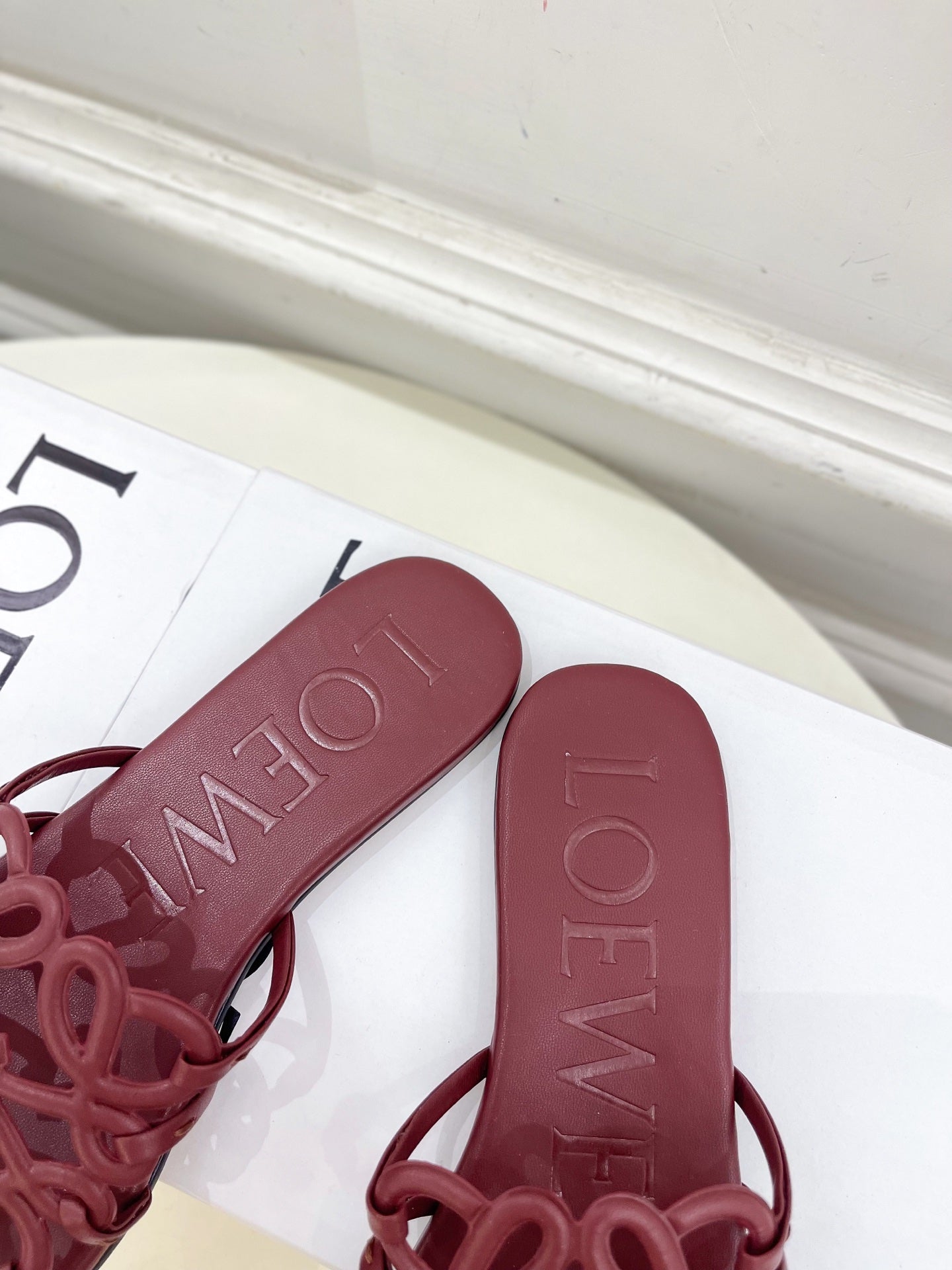 Dark Red Petal Anagram Slides