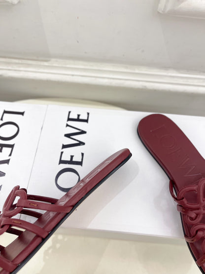 Dark Red Petal Anagram Slides