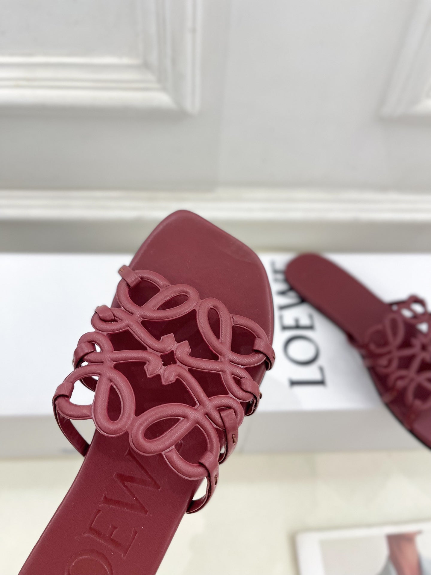 Dark Red Petal Anagram Slides