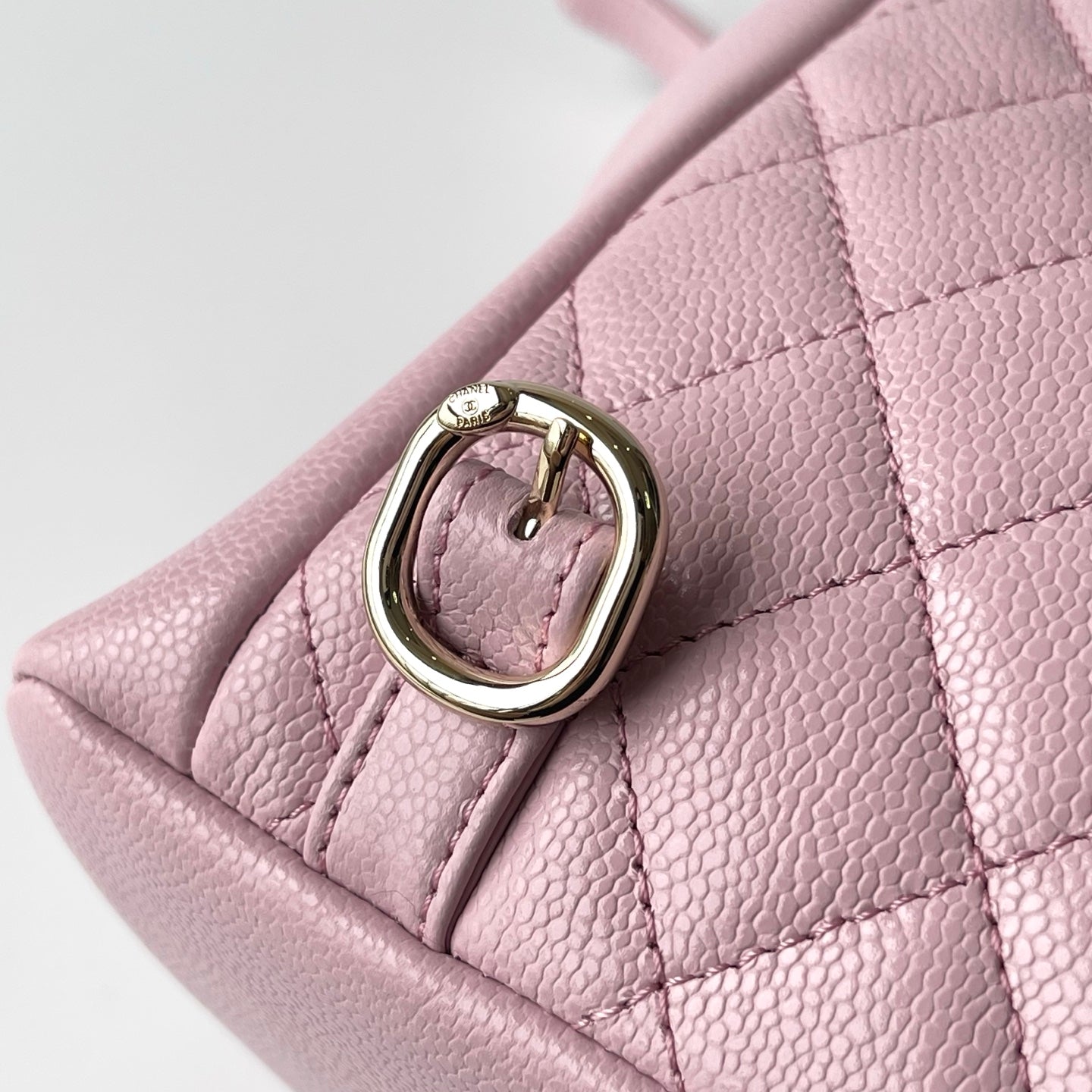 Light Pink Caviar Leather Medium Duma Backpack - Level X