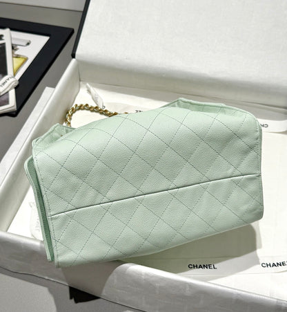 25 Hobo Bag Mint Green Caviar Leather - Level 5