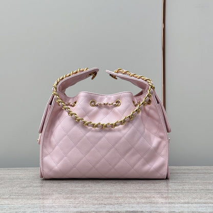 25 Hobo Bag Light Pink Caviar Leather - Level X