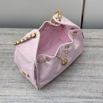 25 Hobo Bag Light Pink Caviar Leather - Level X