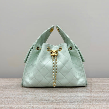 25 Hobo Bag Mint Green Caviar Leather - Level X